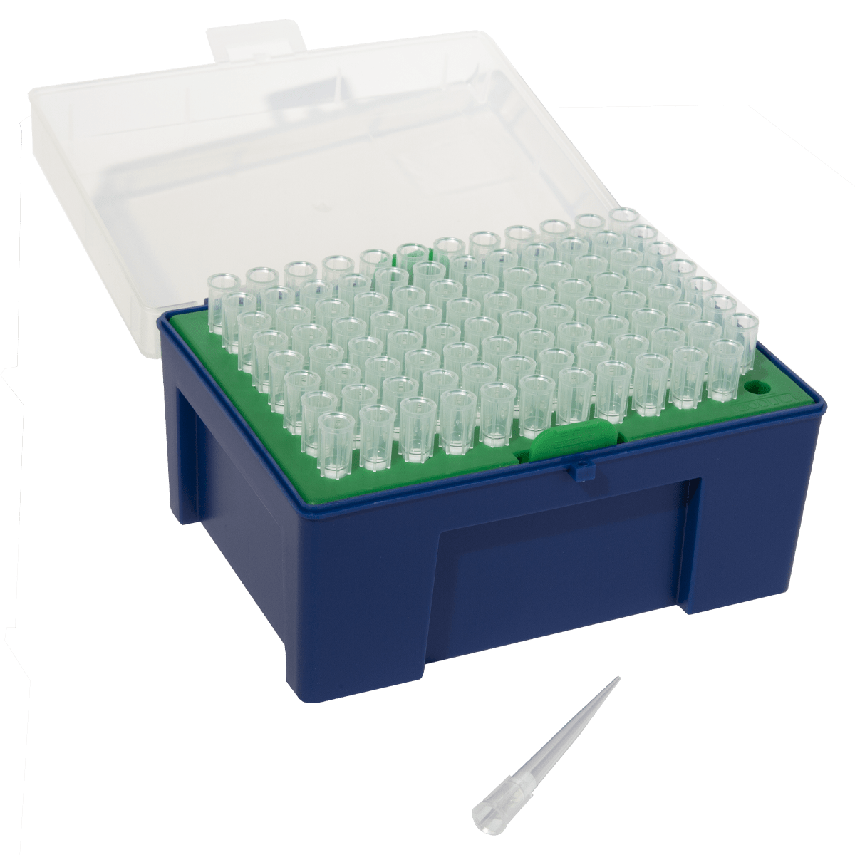 200 uL Pipette Tips (Filtered) – 96 Tips per Rack – Min. Order 10 Racks (960 tips) - TRAXSKU032