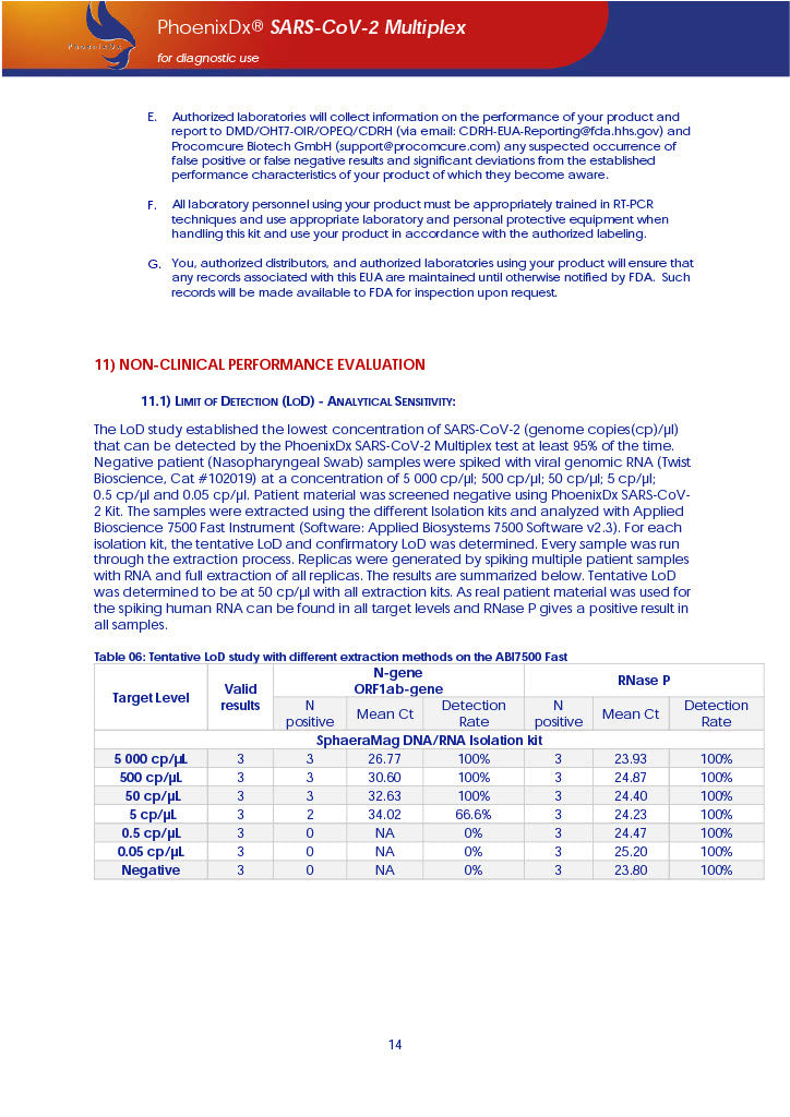 PhoenixDx® SARS-CoV-2 Multiplex IVD (FDA EUA) (50 Tests Per Kit) - TRAXSKU015