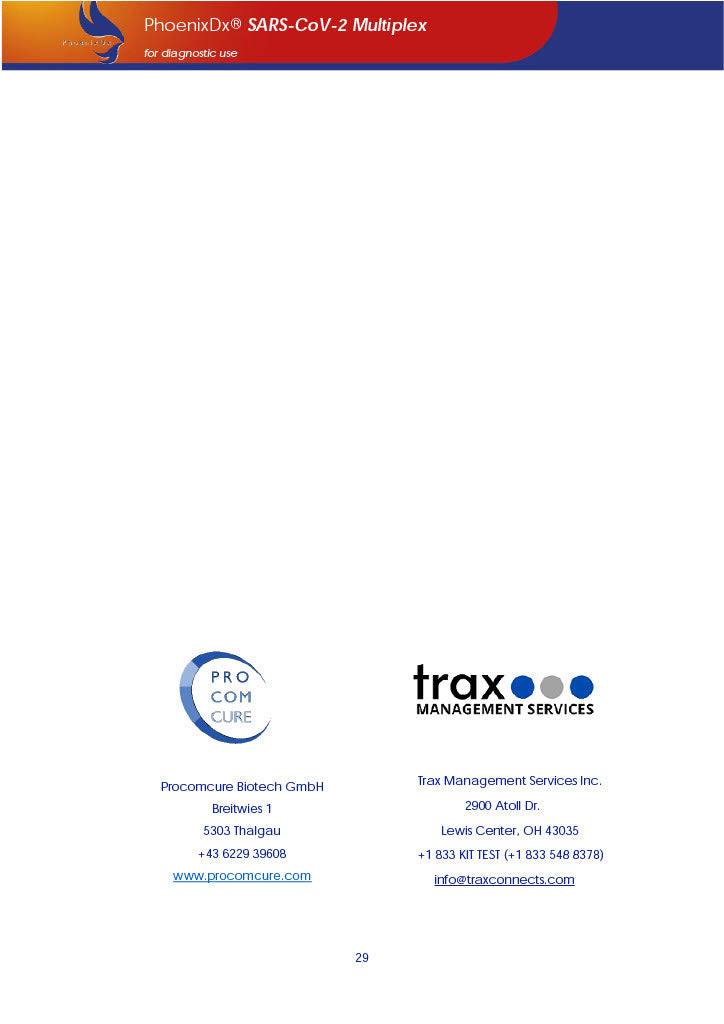 PhoenixDx® SARS-CoV-2 Multiplex IVD (FDA EUA) (50 Tests Per Kit) - TRAXSKU015