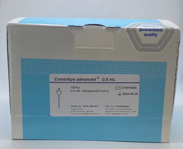 0.5 mL Eppendorf Dispenser Tips - 100 Tips - TRAXSKU049