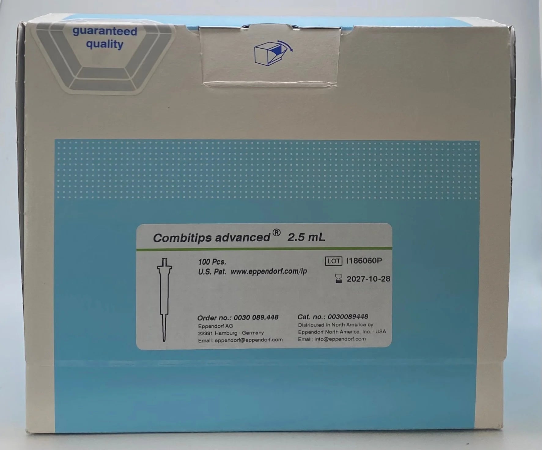 2.5 mL Eppendorf Dispenser Tips - 100 Tips - TRAXSKU050