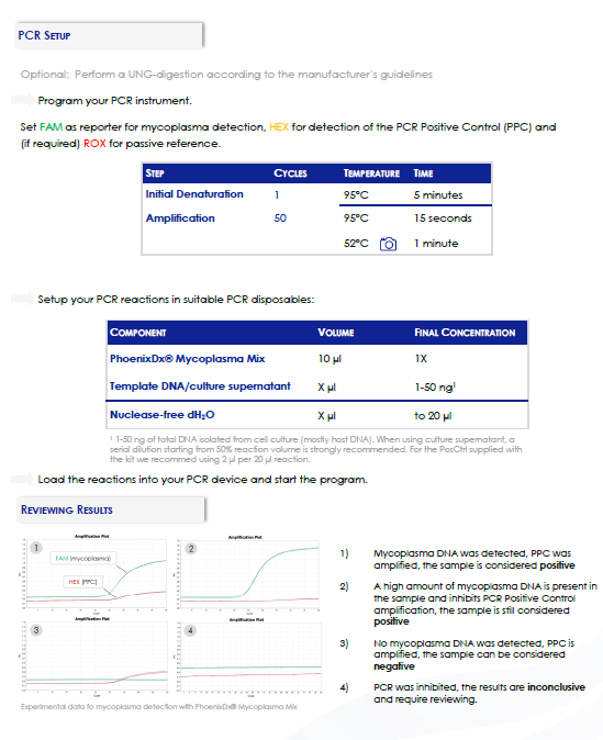 PhoenixDx® Mycoplasma Mix (1 mL)