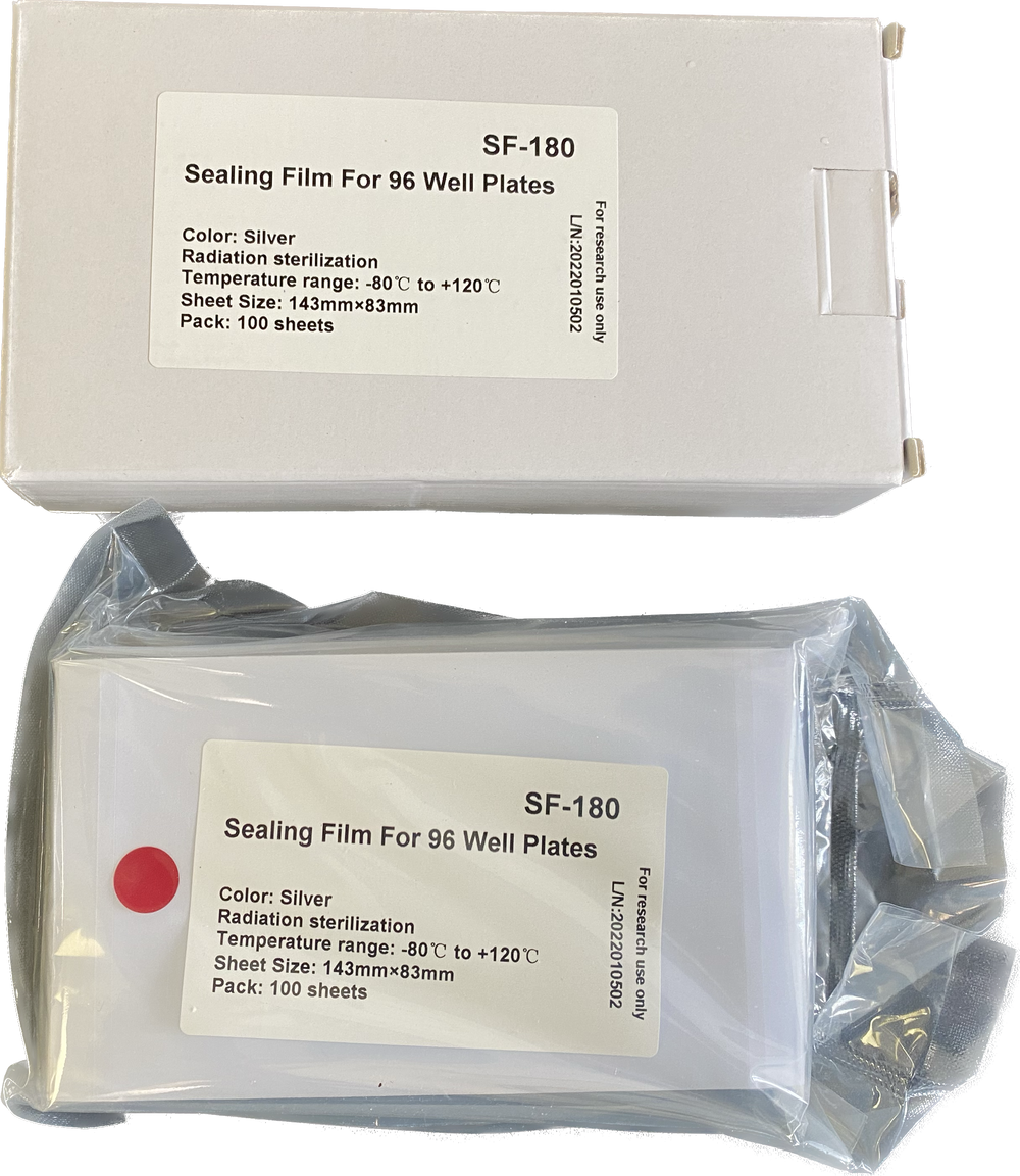 Sealing Film, 96Well, Aluminum Foil, Sterile, 100 Sheets