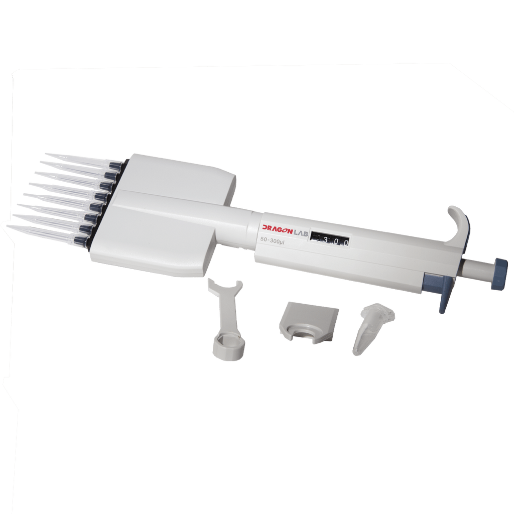 DragonLab 50-300 uL TopPette 8-Channel Adjustable Volume